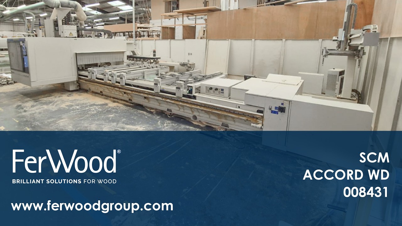 Centro di lavoro a 5 assi in azione - SCM - ACCORD WD - Ferwood Group - 008431