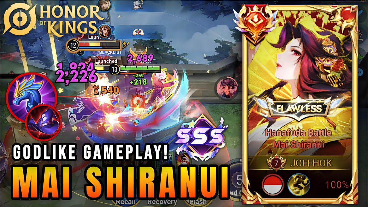 15 KILLS! UNSTOPPABLE MAI SHIRANUI GAMEPLAY | Honor of Kings
