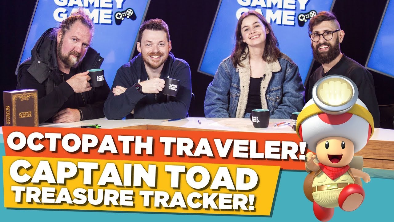 Octopath Traveller! Captain Toad Treasure Tracker! | Gamey Gamey Game