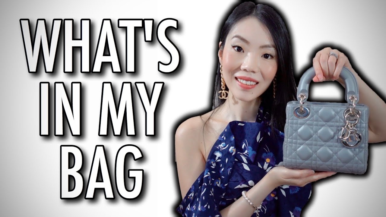 LADY DIOR MINI Что поместится в мою сумку | FashionablyAMY