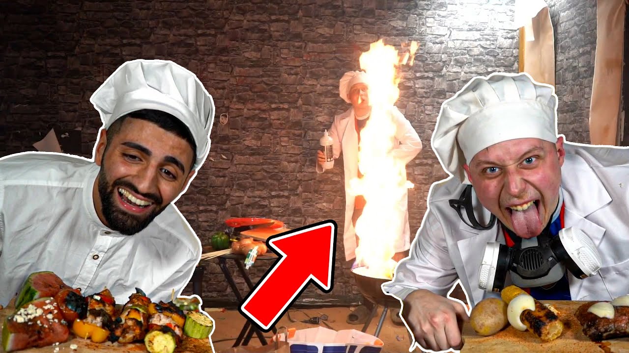 Jordan & Semih GRILLEN im STUDIO | Wer GRILLT BESSER (Studio brennt)🔥