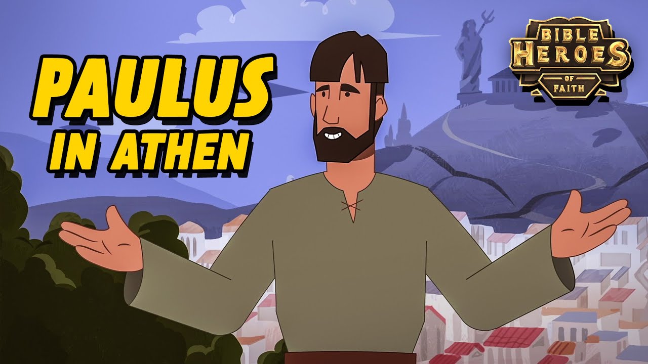 Paulus in Athen | Glaubenshelden der Bibel | animierte Bibelgeschichten für Kinder [Folge 18]