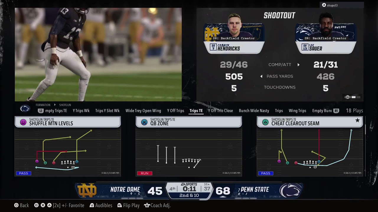 CFB26 vs Alsup