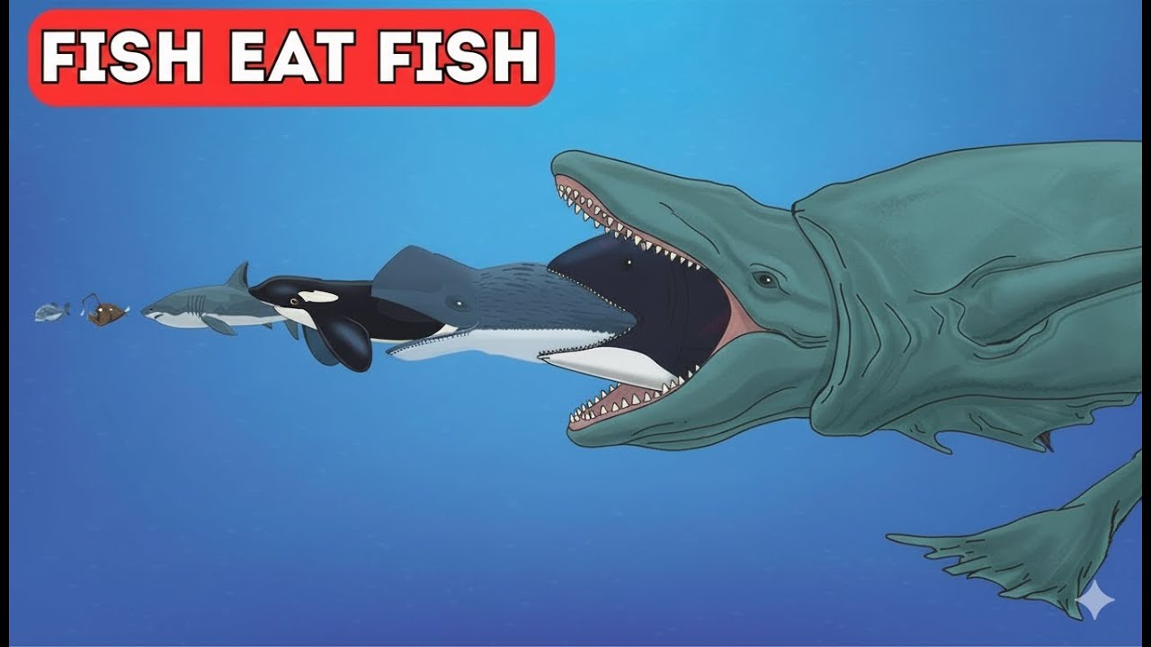BLOOP vs SEA EATER | FISH EAT FISH – The Deadliest Sea Monsters Ever!