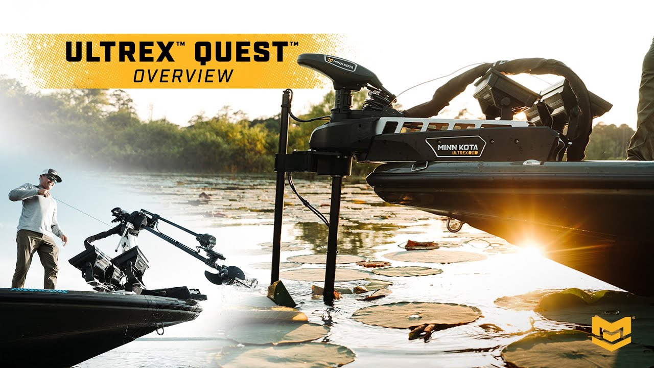 Обзор - Троллинговые моторы Ultrex QUEST&trade; | Minn Kota