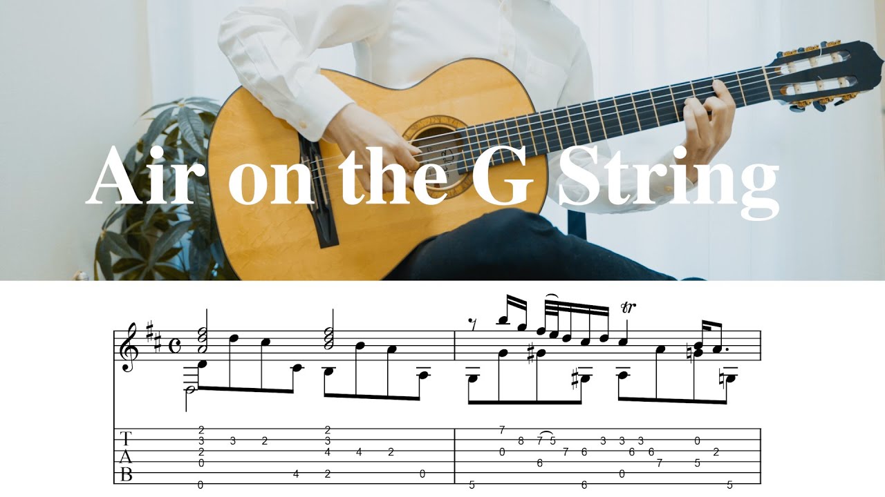 Air on the G String (J. S. Bach)｜TAB