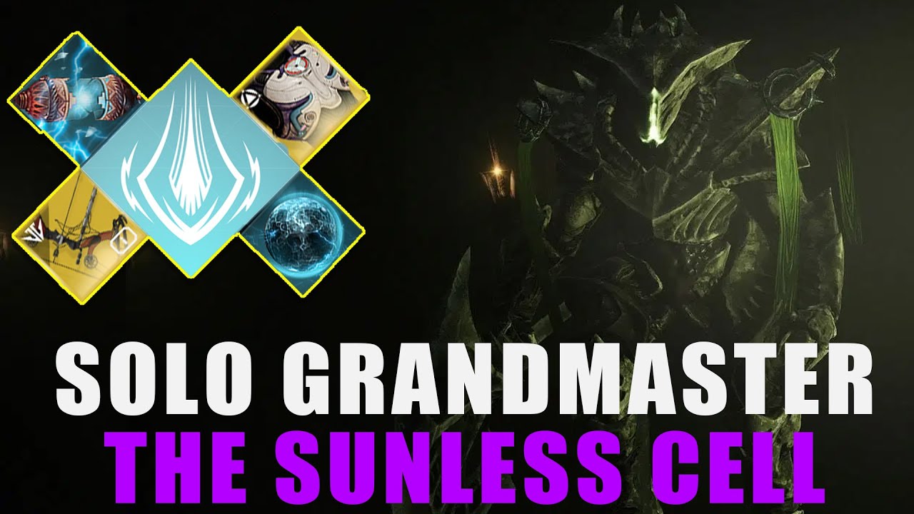 Solo Grandmaster The Sunless Cell With Rockets Bolt Charge Build [Destiny 2 Heresy]