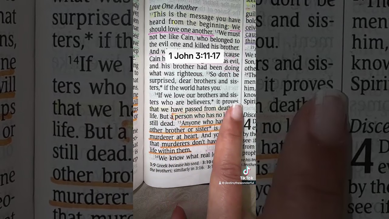 1 John 3:11-17