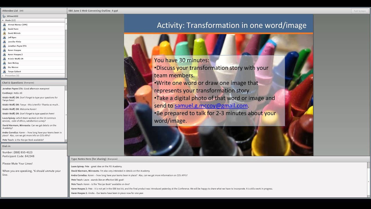 EBE Virtual Institute  (June 5, 2013)