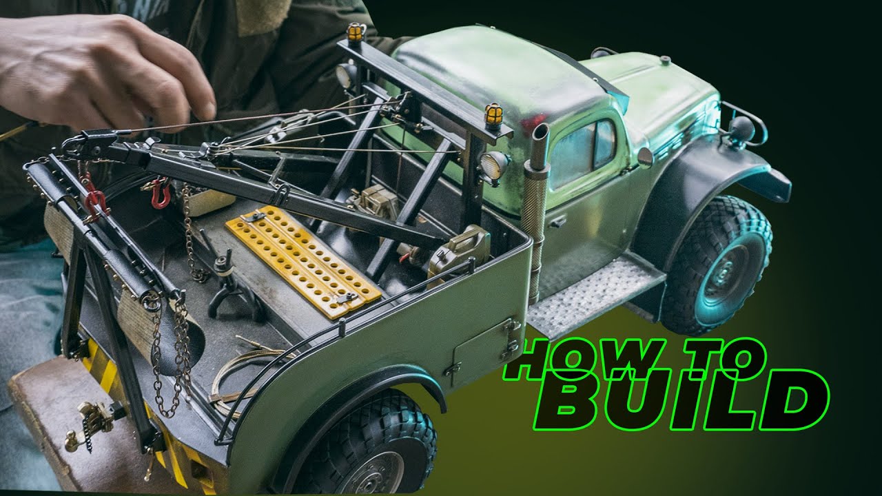 How To Build Rc Crawler: Trx4 Dodge Power Wagon Tow Truck | Homemade @e3s-rc