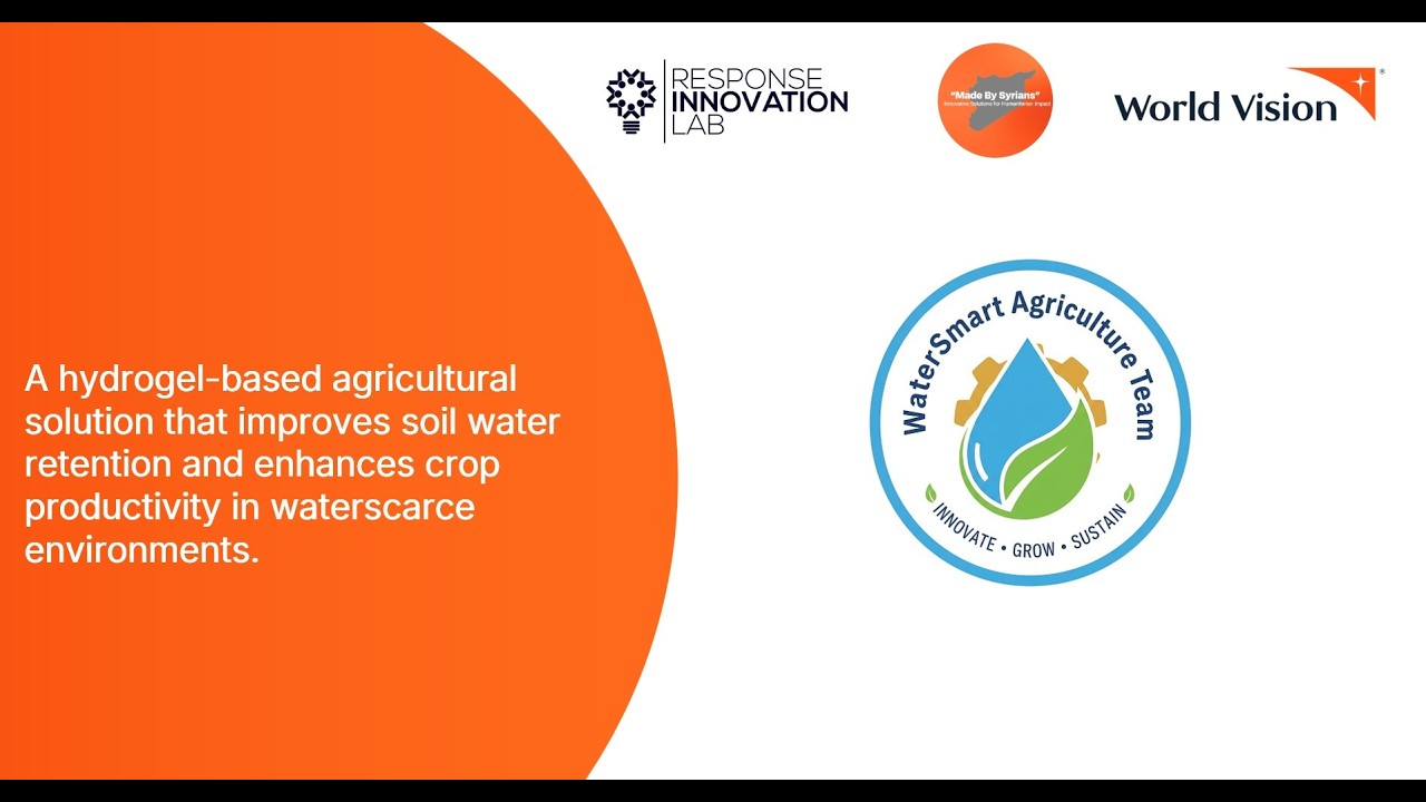 A Hydrogel-Based Solution to Grow More with Less Water | We Smart Agriculture Made By Syrians