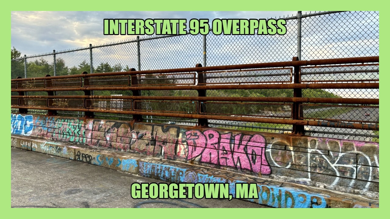 Exploring the ABANDONED Interstate 95 Overpass (Georgetown, MA)