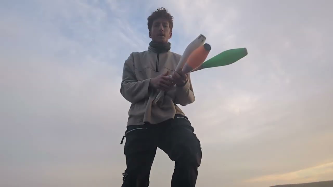 Mes début avec 5 massues (Jongler)