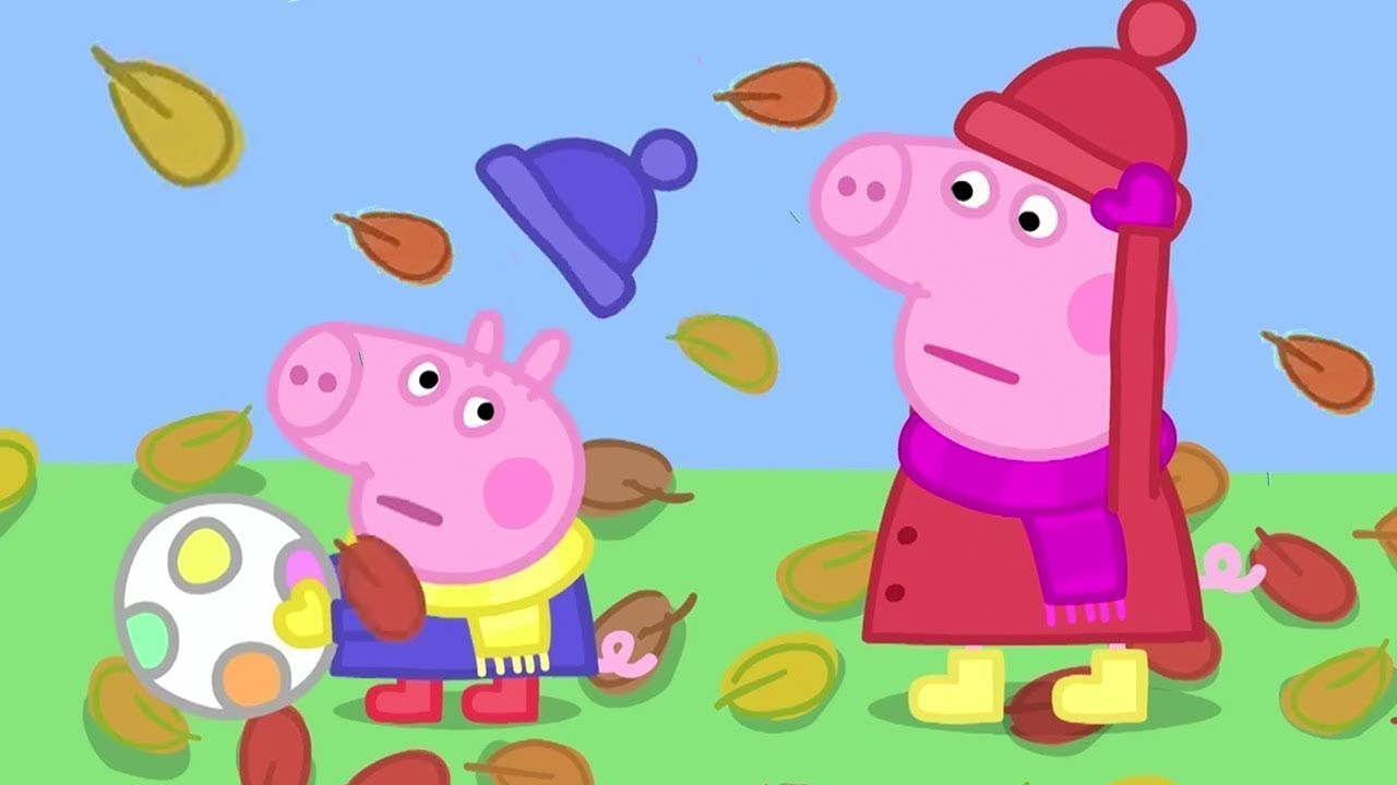 Peppa’s Windy Autumn Day | Full Episodes| Fun Cartoons For Kids | Little Peppa Moments