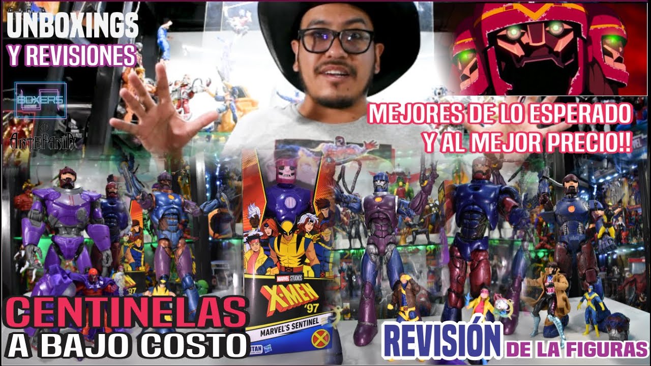 🟣CENTINELAS a Bajo Costo!🔴 Centinelas a escala con los Marvel Legends, a menos de 500 pesos! Reviews