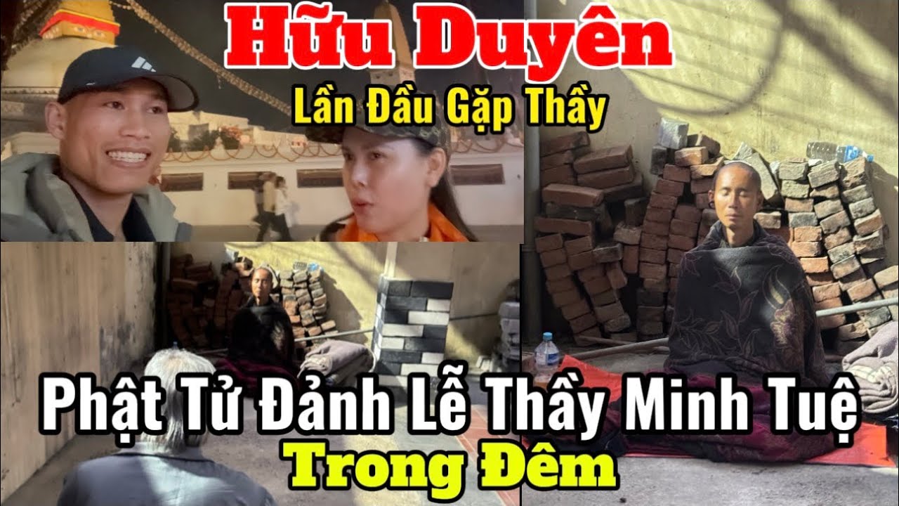 Hữu Duyên Đại Gia Đình Đảnh Lễ Thầy Minh Tuệ Trong Đêm | Chia Sẻ Lần Đầu Tiên Gặp Thầy Của Anh Chị