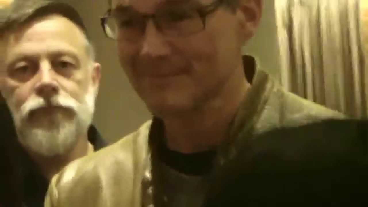 a-ha Morten Harket con fans después del Luna Park 2015