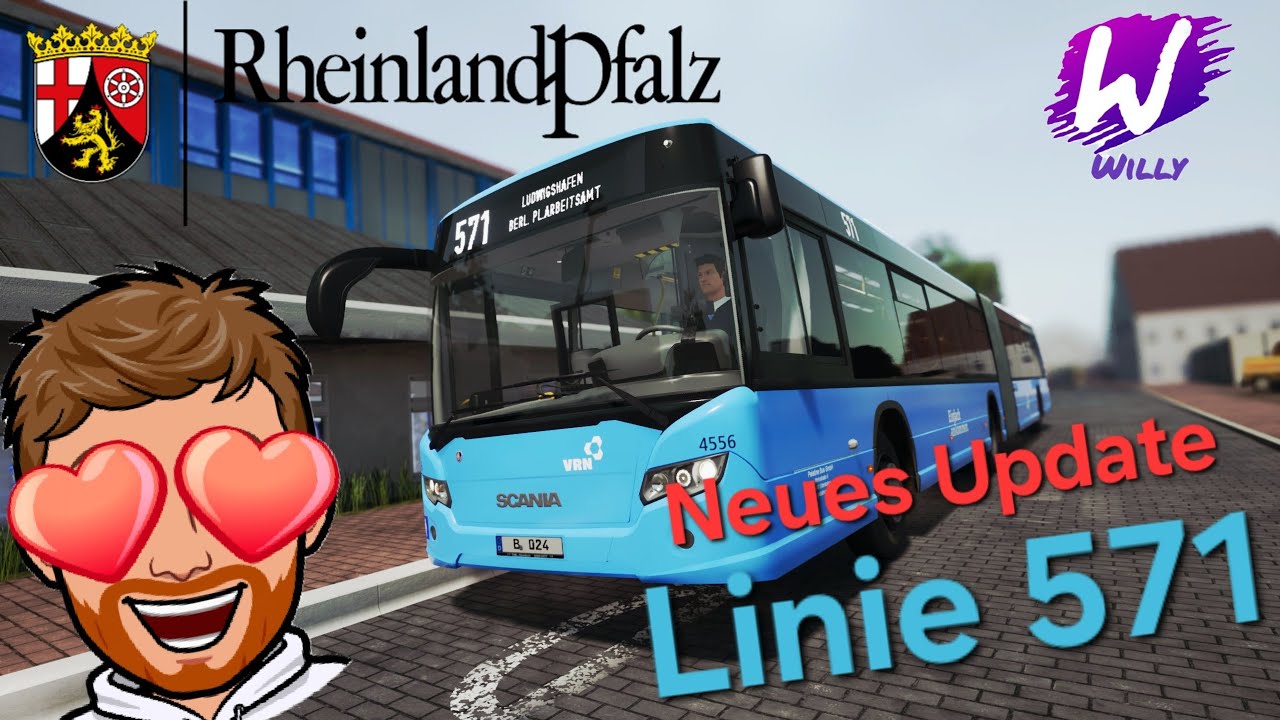 Vervollständigung der Linie 571 auf der Ludwigshafen Map | THEBUS🚍Mod Update | März 2025