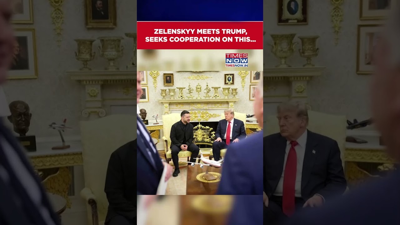 Ukraine's Zelenskyy Hails 'Good Meeting' With Trump In Washington | Russia-Ukraine War #shorts