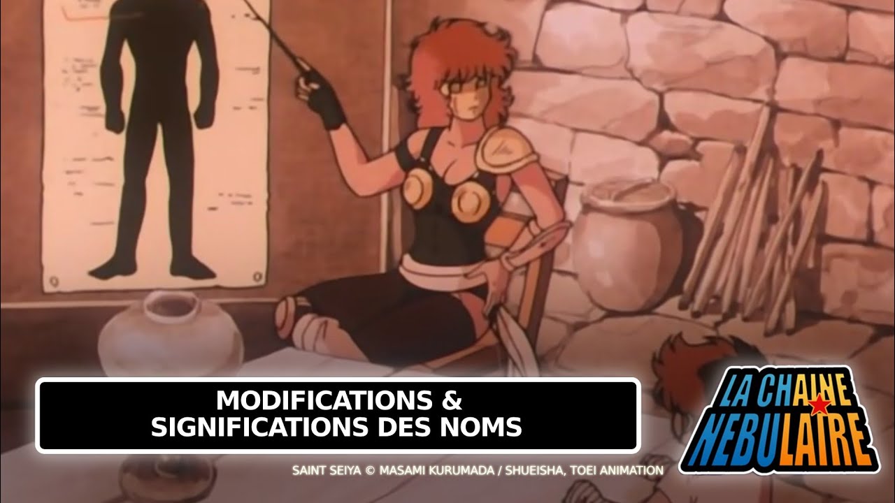 Origines et modifications des noms dans Saint Seiya