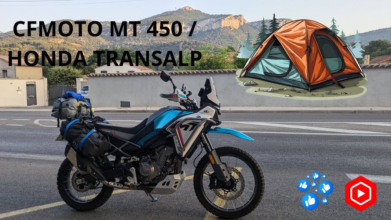 CFMOTO 450 MT / HONDA 600 TRANSALP direction Italie par le Trans Euro Trail. Partie 1