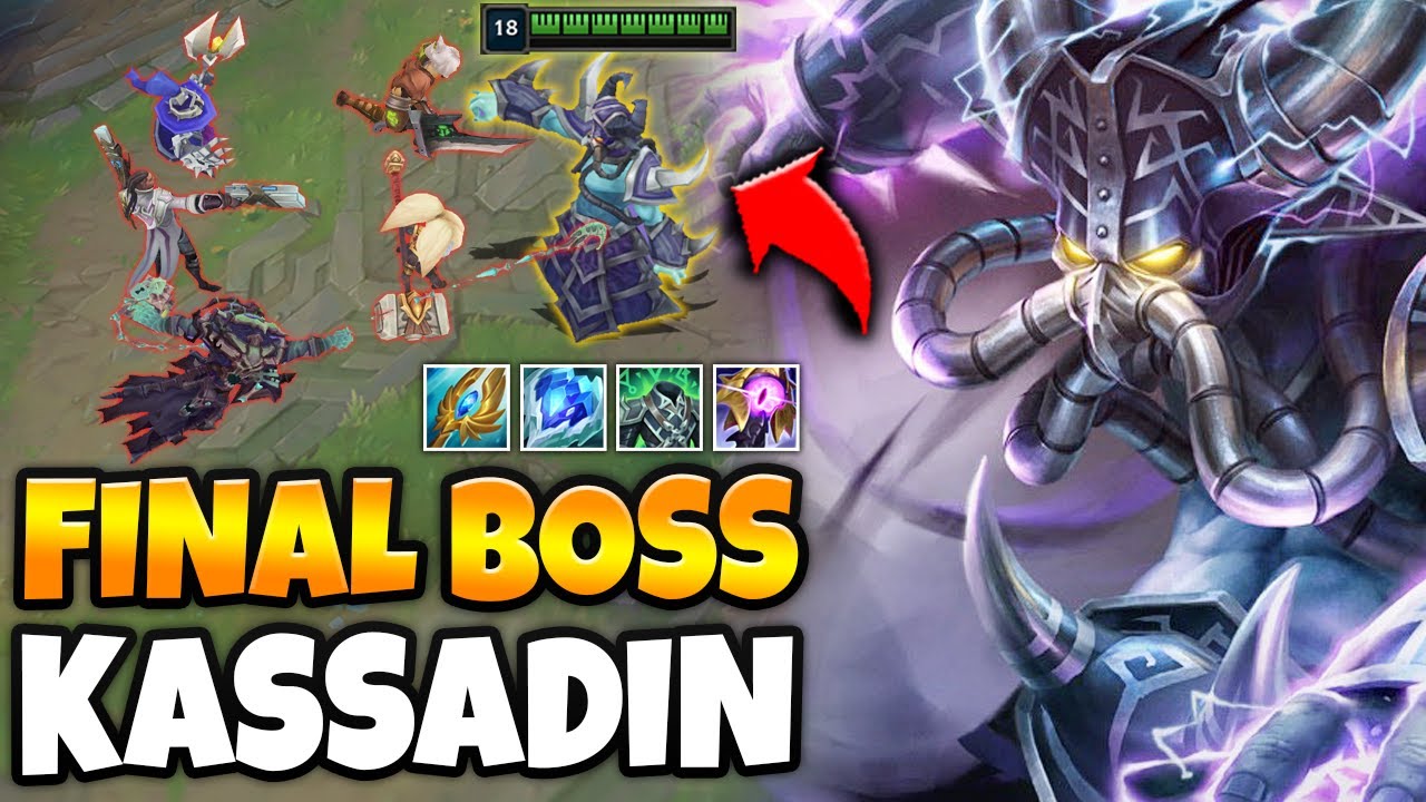 FINAL BOSS KASSADIN CAN 1V5 WITH EASE! (30 BOMB PENTAKILL) - League of Legends