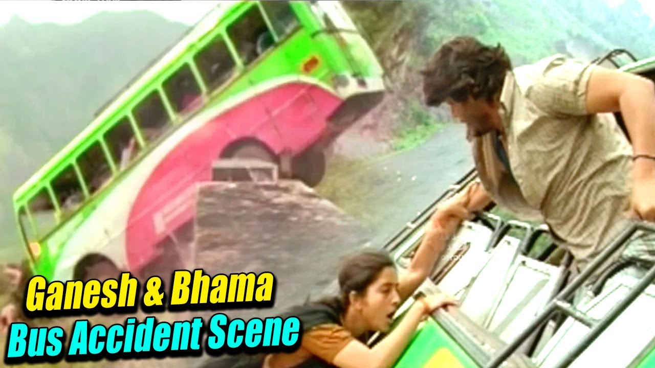 ಬಸ್ ಅಪಘಾತದಿಂದ ಪಾರಾದ ಗಣೇಶ್-ಭಾಮಾ | Ganesh Saves Bhama in Bus Accident | Shyloo Emotional Clip