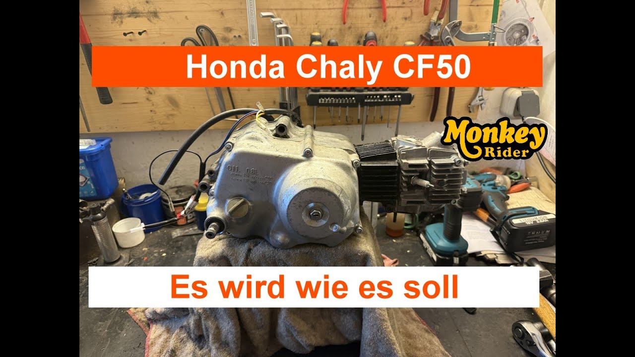 Honda Chaly CF50, läuft mit 72cm nicht so wie sie soll. Teil 2 Motor zusammenbauen