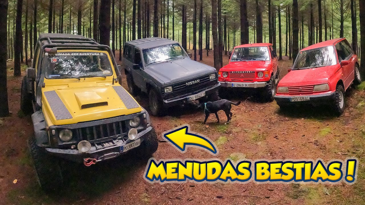 ¡Ruta 4x4 con amigos! 🚗🚗💨💨 Oxitara, Oxipajero, Oxipatrol y Samurai enorme 😁😁