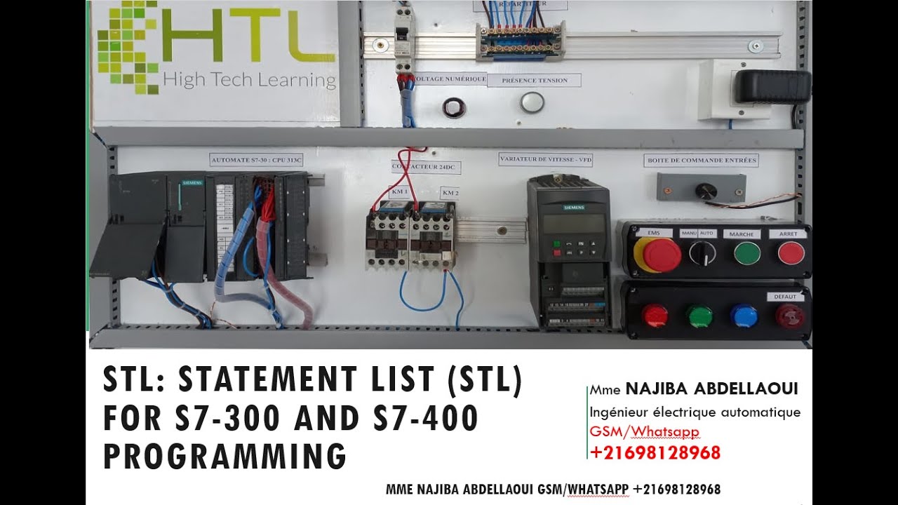 1-Langage LIST/STL sous Tia portal