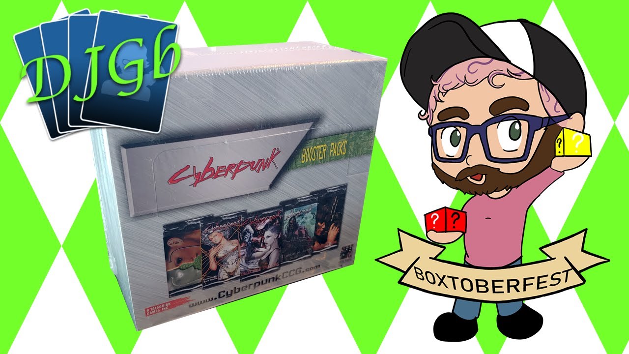 Cyberpunk TCG 2013 Edition Booster Box Opening! - Boxtoberfest Day 23