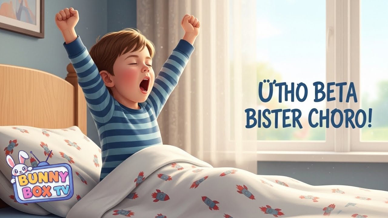 Utho Beta - Bachon Ki Subah Ki Nazaam | Urdu / Hindi Morning Poem for Kids | Animated Nursery Rhyme