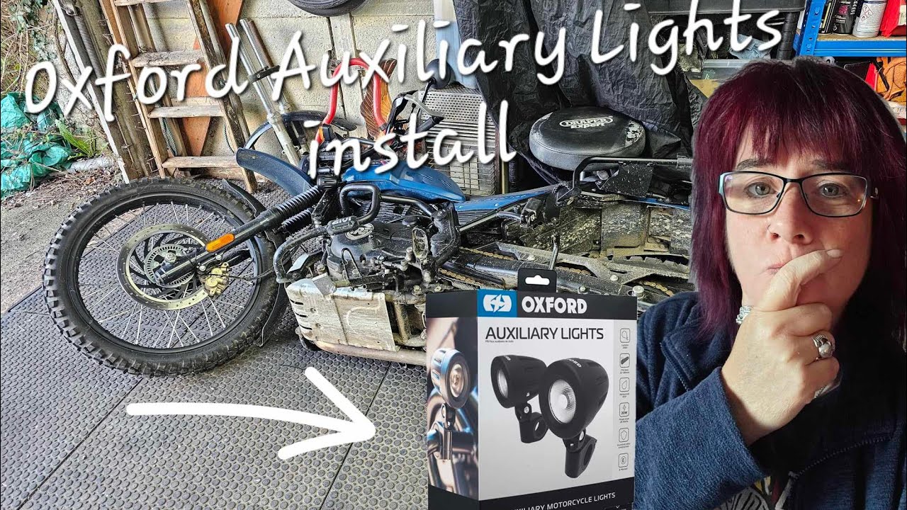 Oxford Auxiliary Lights installation on Royal Enfield Himalayan 411.