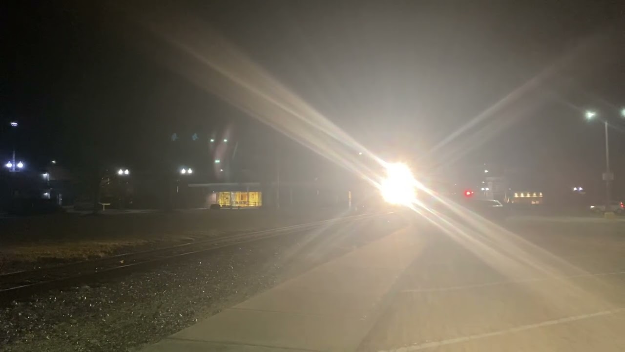 Bebe video 1 of 2.  Also a couple of crossing malfunctioned.   They had to Flag the crossings 