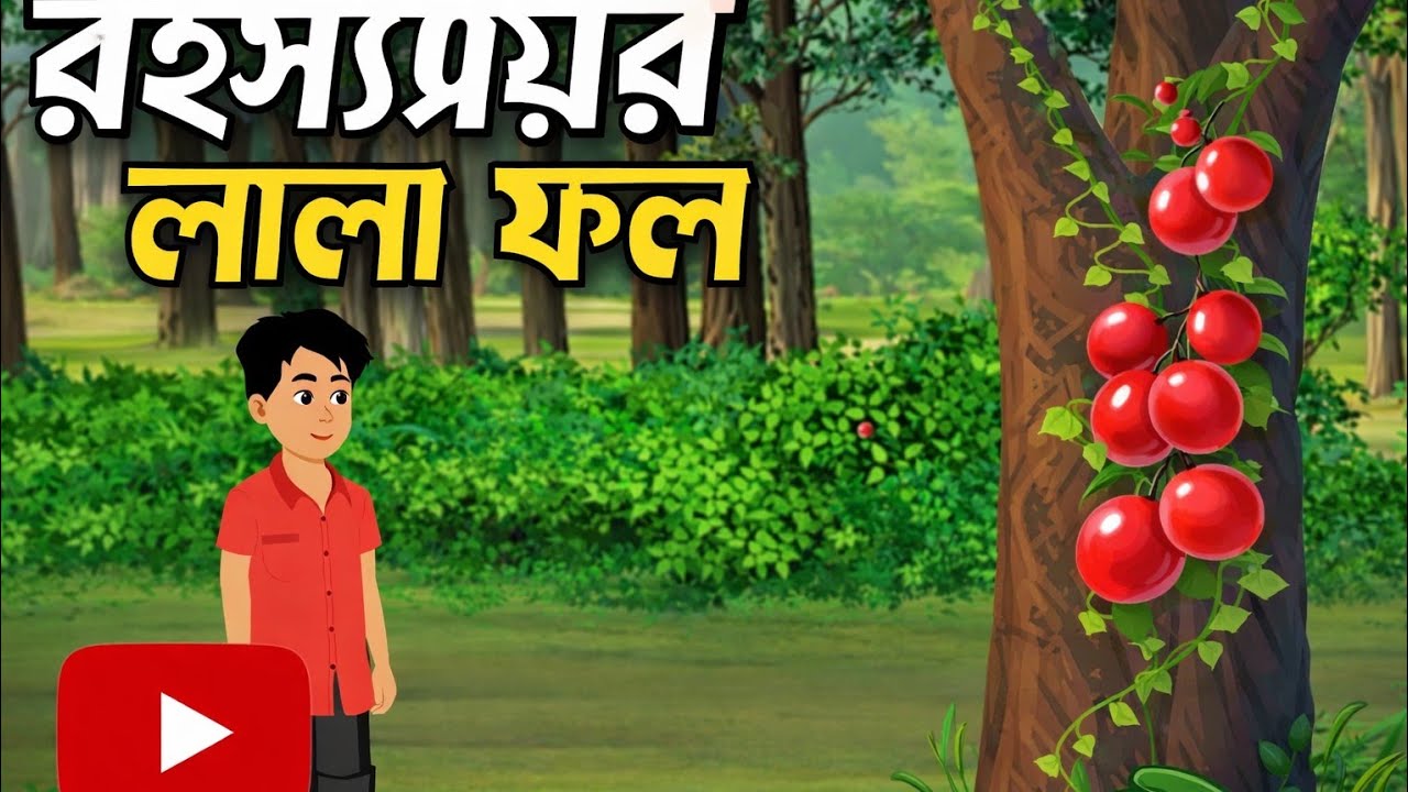 লাল রঙের ফল | বাংলা কাটুন স্টোরি | বাংলা গল্প 