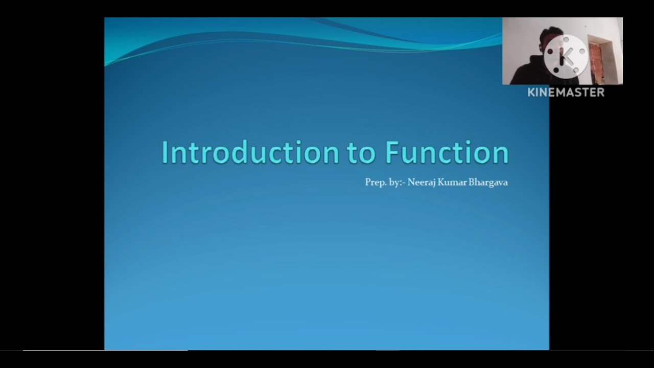 Introduction to function