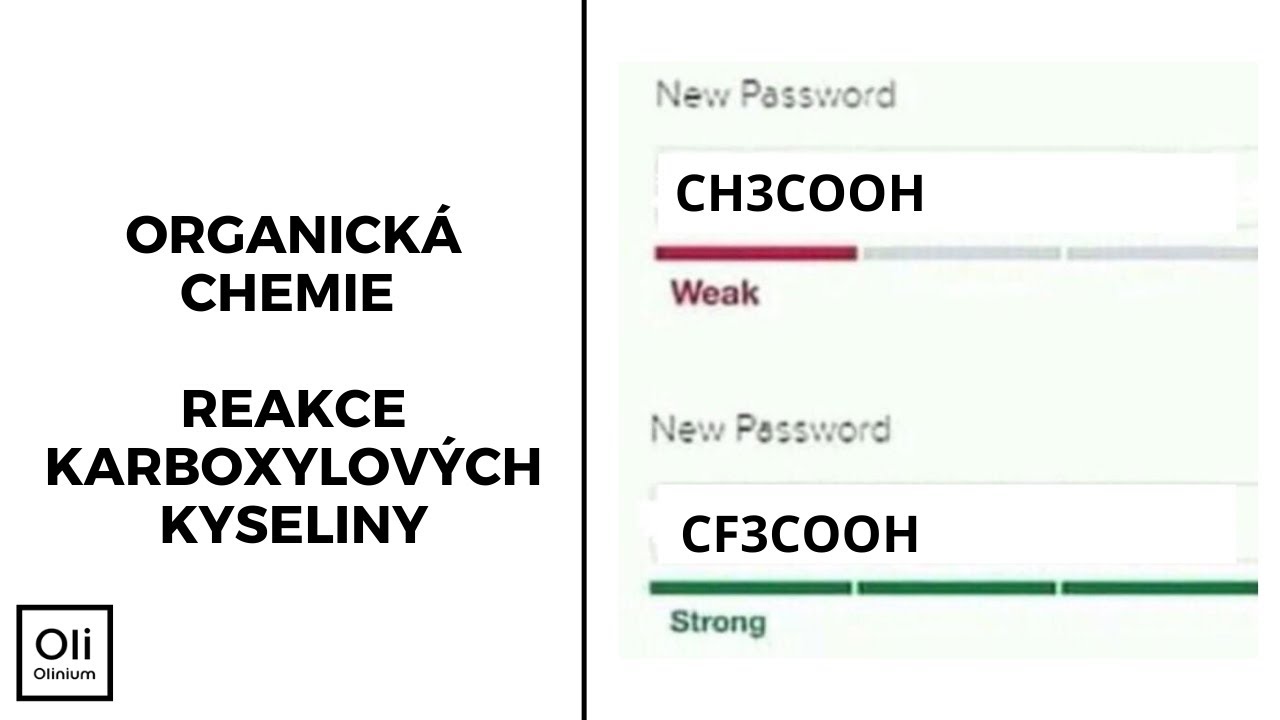 Jak na organickou chemii - reakce karboxylových kyselin