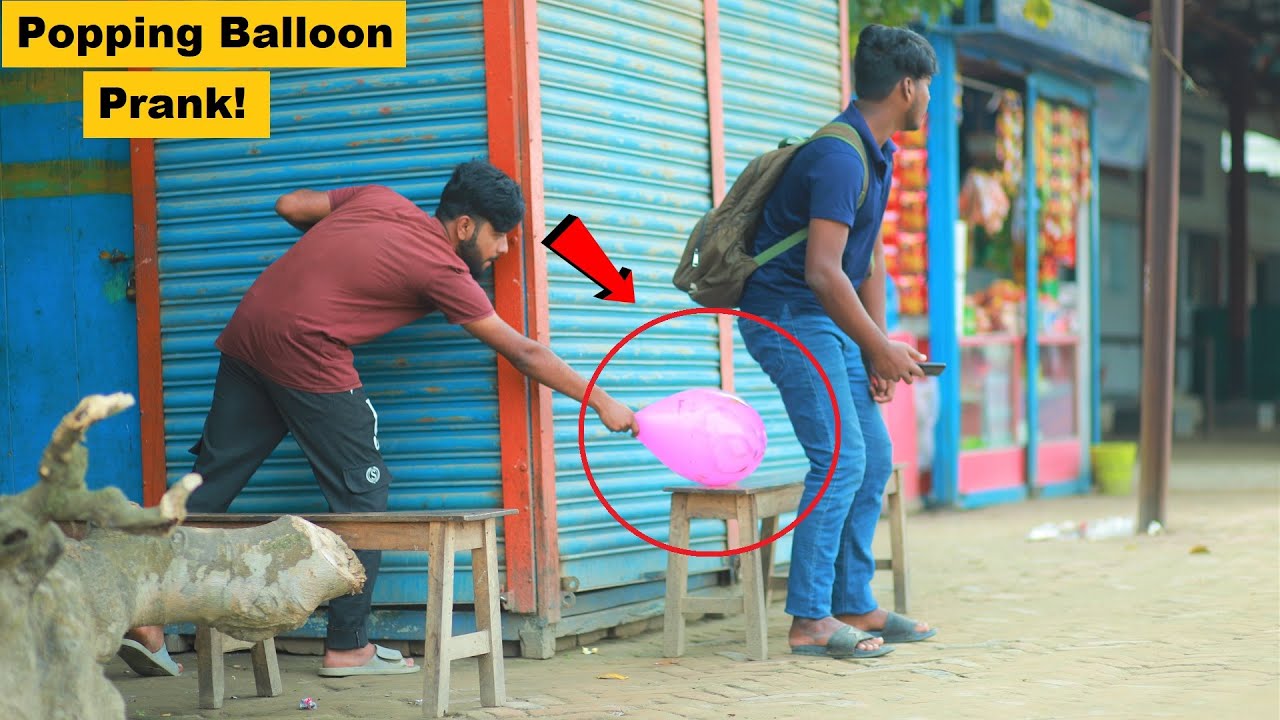 Popping Balloon On Seat Prank! New Funny Jokes Video For Laughing!! Part-8