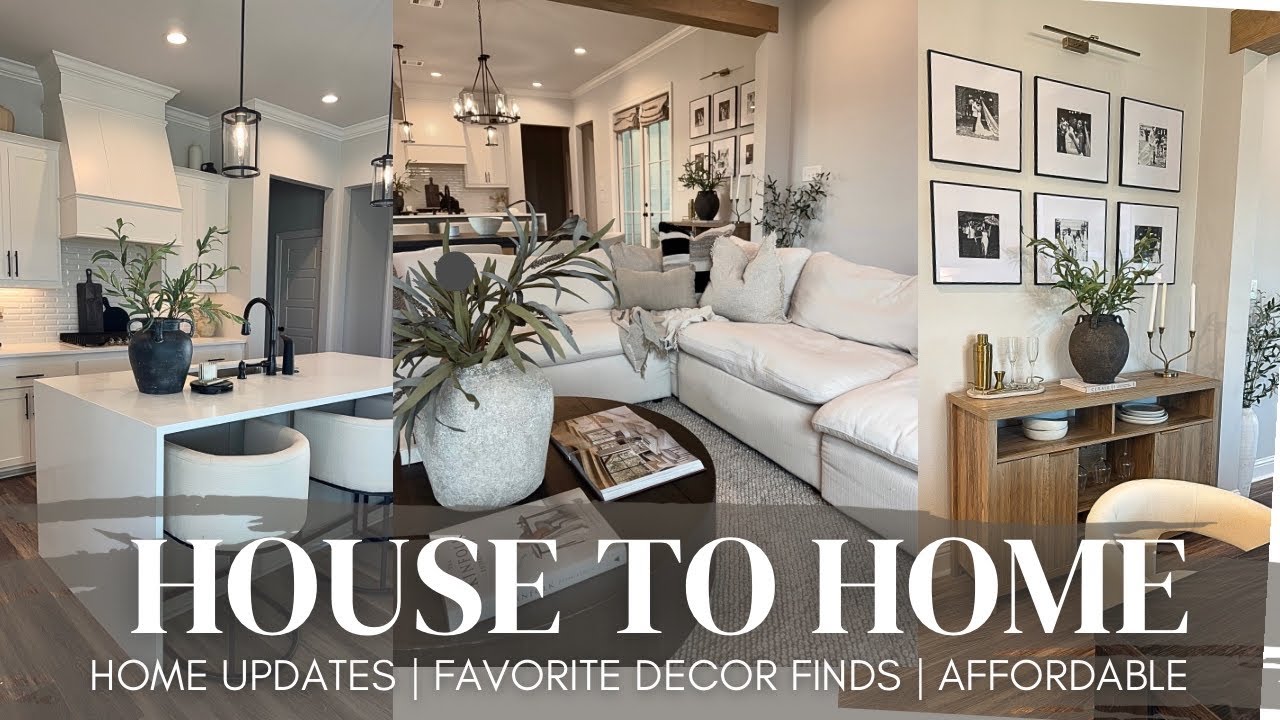 HOUSE TO HOME VLOG | favorite home decor finds + must haves haul | organic modern aesthetic | 2025