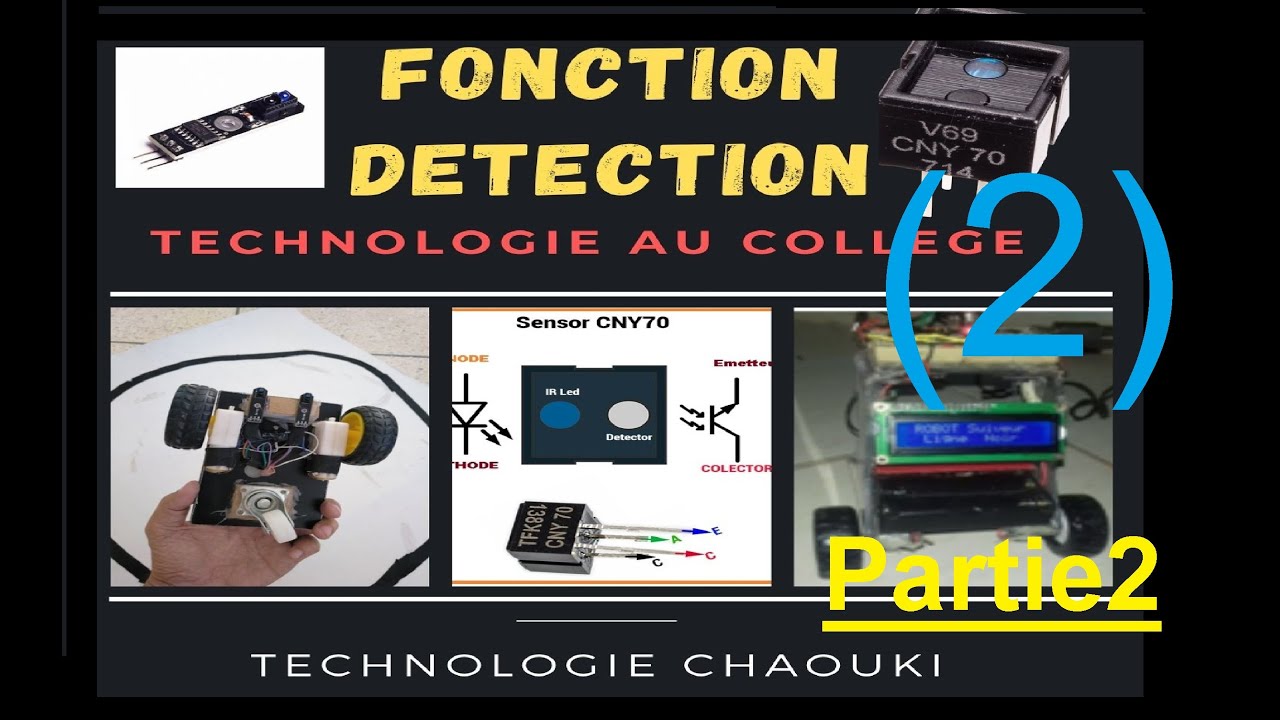 CNY70 -TCRT5000 Fonction Détection (2)