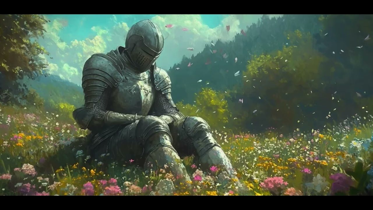 🌸 Even a warrior needs silence…