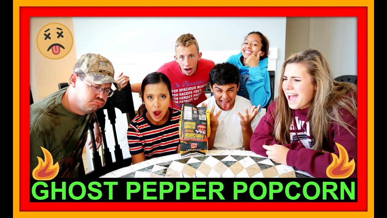 GHOST PEPPER POPCORN CHALLENGE