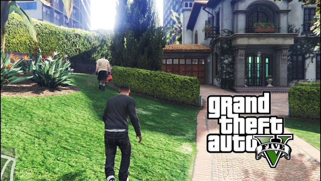 GTA V #04 MISSÃO AGRAVANTES - invadindo mansão de MICHAEL