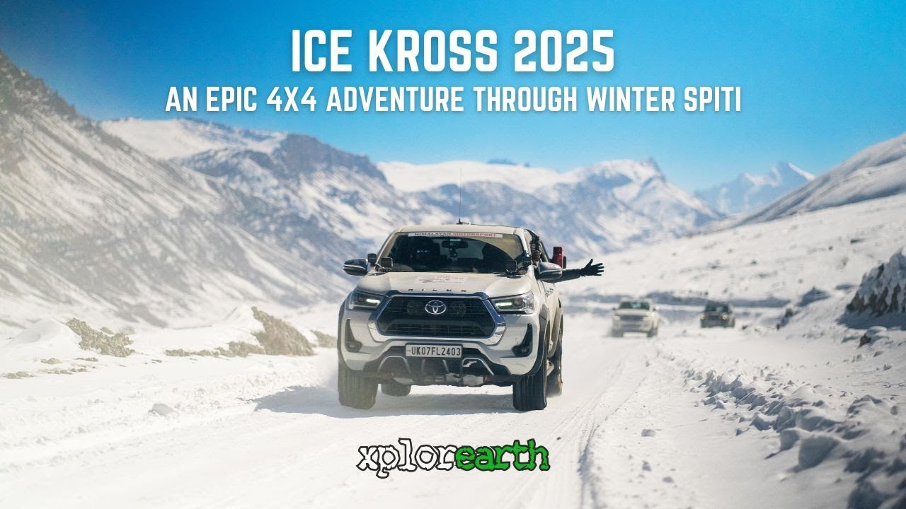 ICE KROSS 2025 - AN EPIC 4X4 ADVENTURE THROUGH WINTER SPITI ❄️