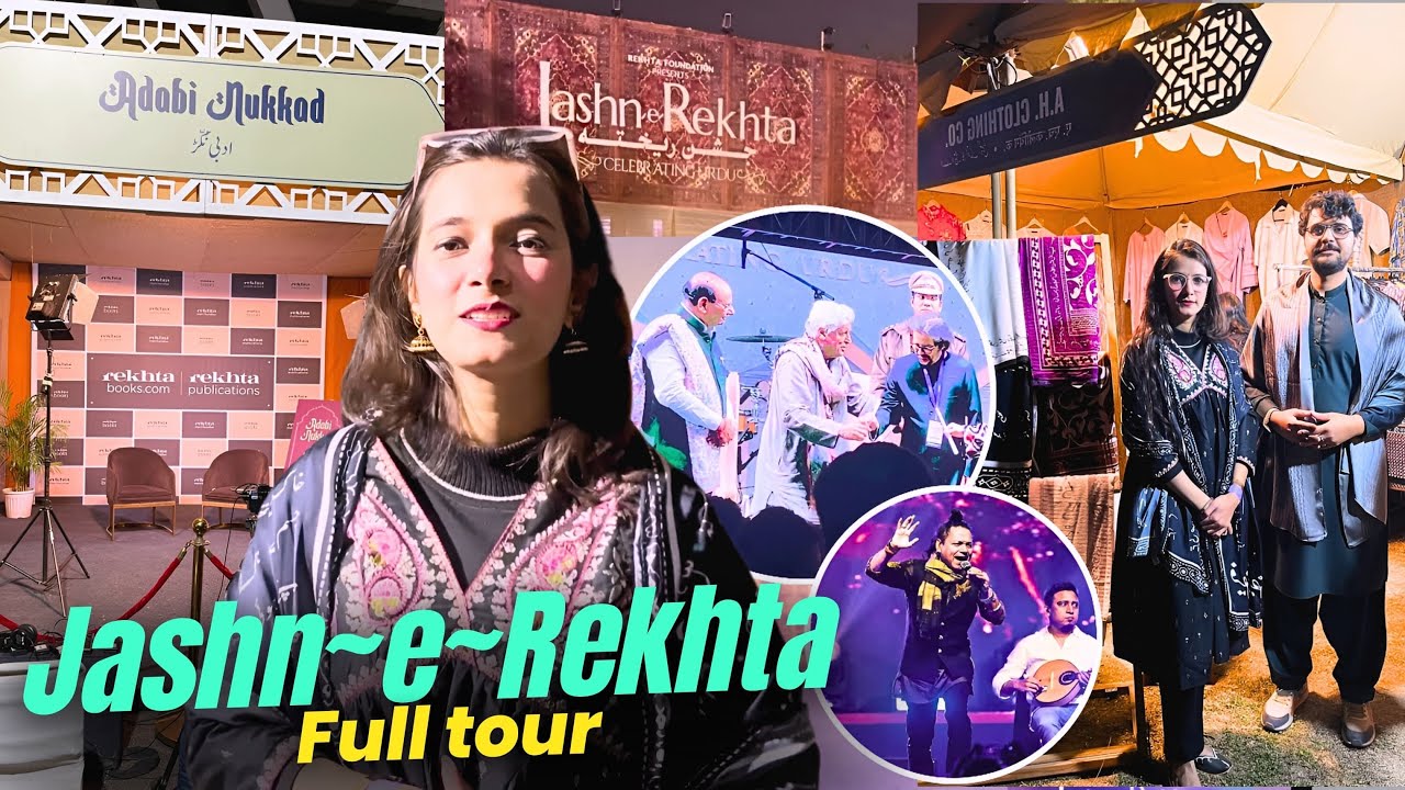 Jashn~e~Rekhta 2024 |Day 01| JAWAHARLAL NEHRU STADIUM 🏟️ || #jashnerekhta2024 #kailashkher