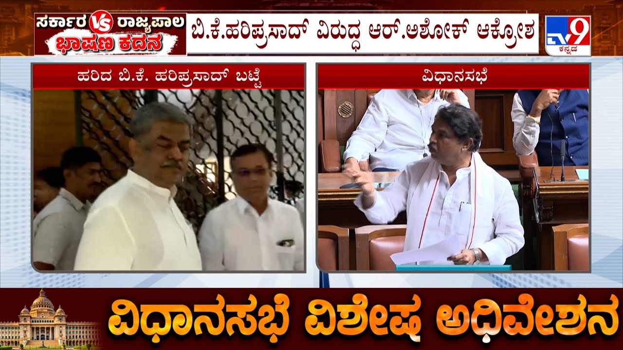 Karnataka Assembly Session: R Ashok Slams BK Hariprasad For Alleging BJP For Tearing His Clothes