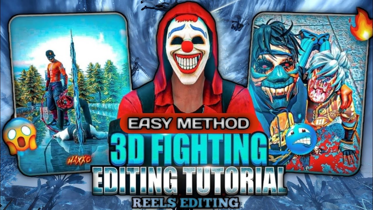 3D Fighting Reels Editing Tutorial In Android | Free fire 3d Animation Shorts Editing Tutorial 🤯