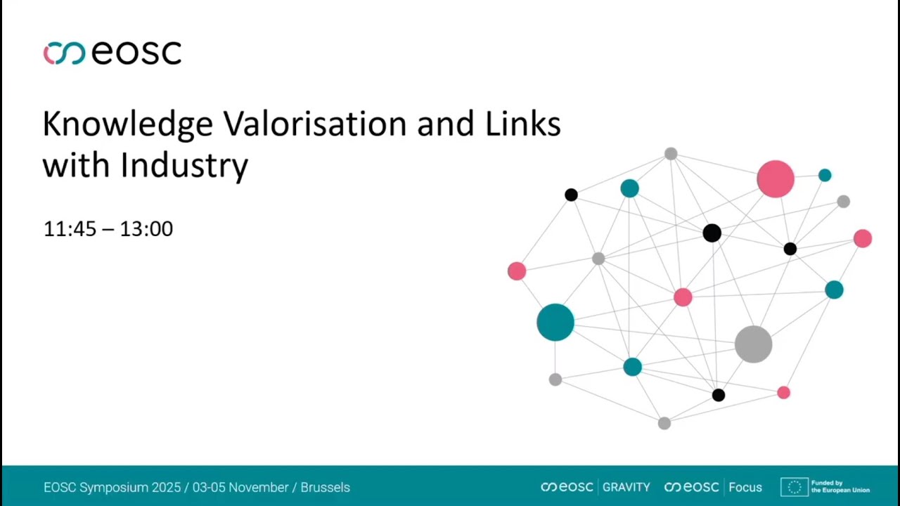 EOSC Symposium | Knowledge Valorisation and Links with Industry