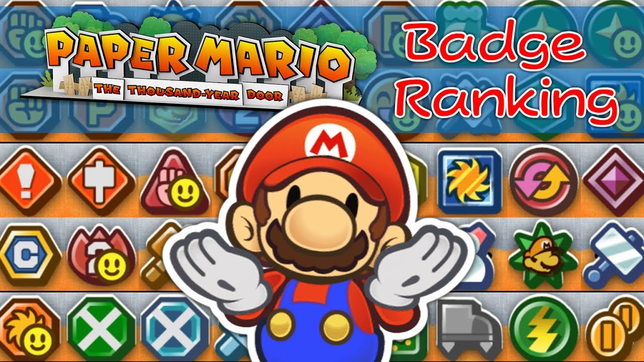 Paper Mario TTYD Remake Badge Ranking | Reecee's Ultimate Tier List