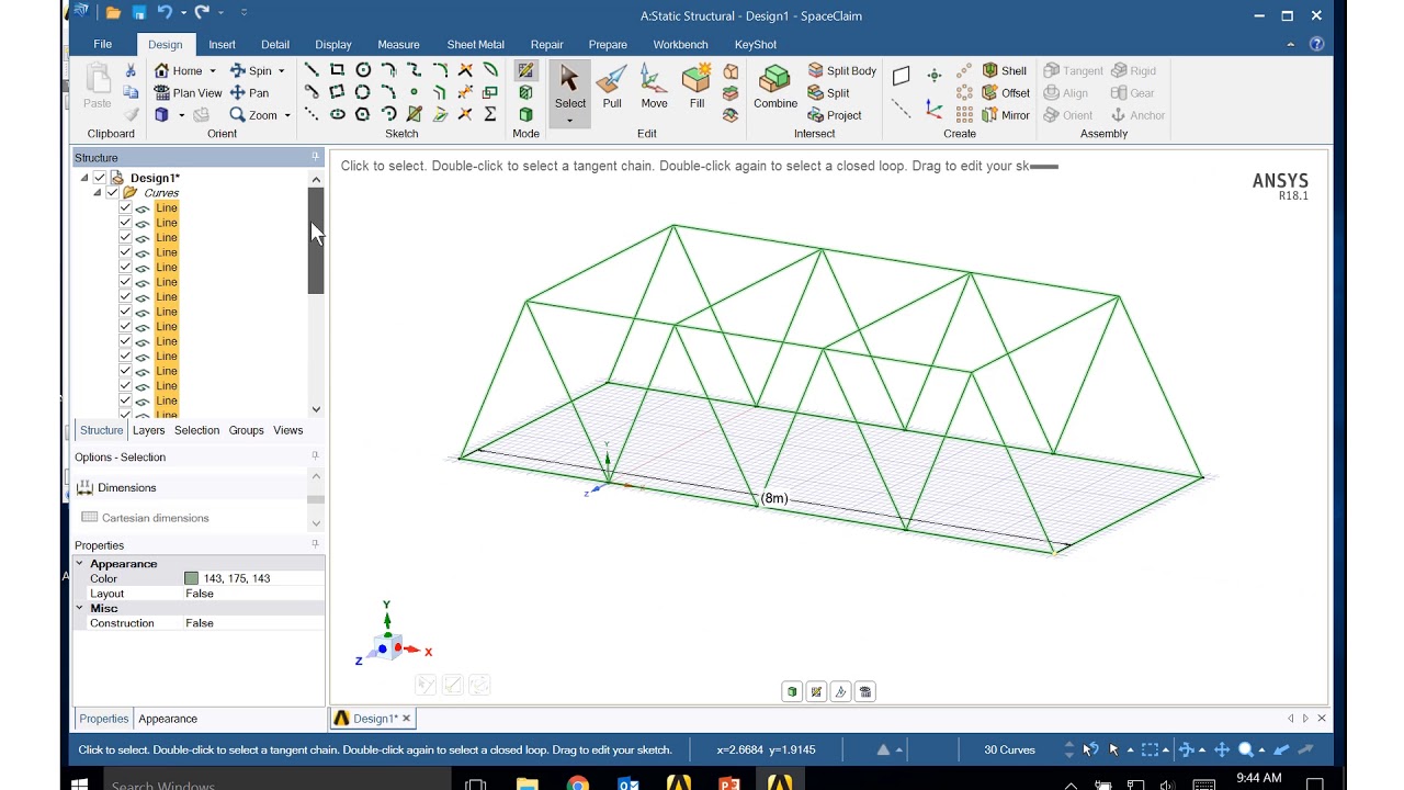 3D Truss SpaceClaim Another Way